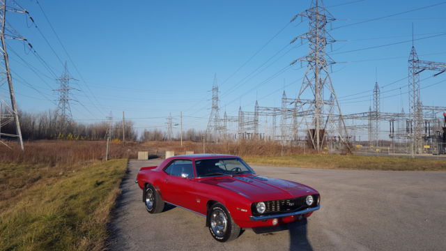 1969 Red Chevrolet Camaro Coupe