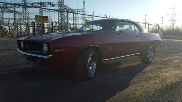 1969 Red Chevrolet Camaro Coupe