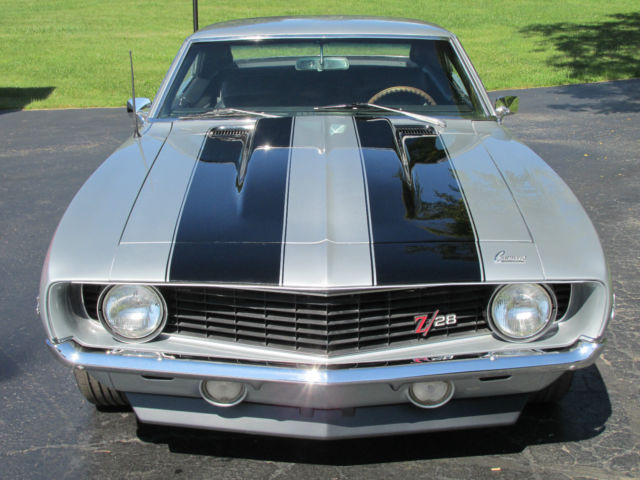 1969 Cortez Silver with black strips Chevrolet Camaro