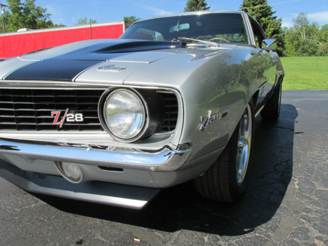 1969 Cortez Silver with black strips Chevrolet Camaro