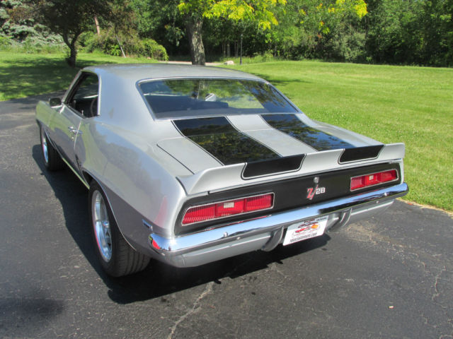 1969 Cortez Silver with black strips Chevrolet Camaro