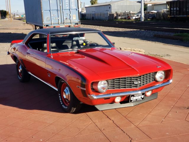 1969 Red Chevrolet Camaro Coupe