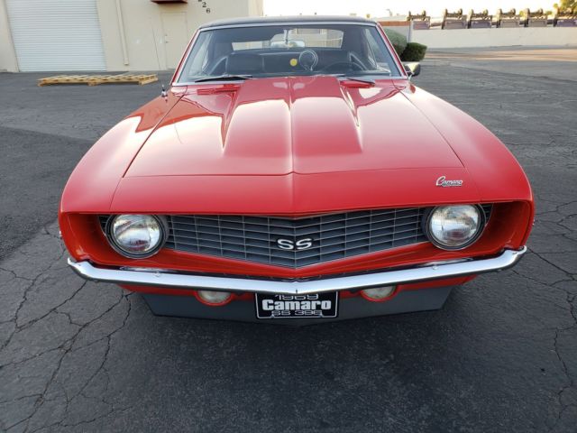 1969 Red Chevrolet Camaro Coupe