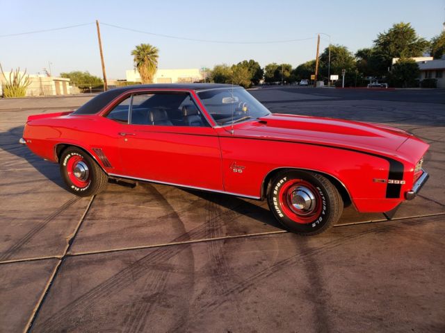 1969 Red Chevrolet Camaro Coupe
