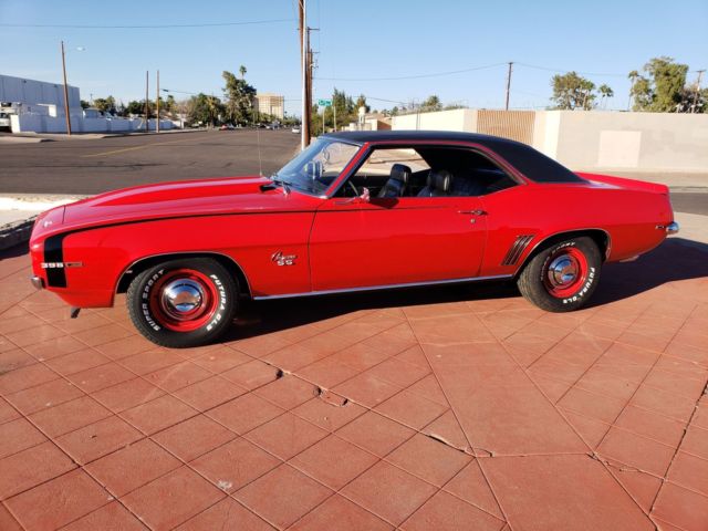 1969 Red Chevrolet Camaro Coupe