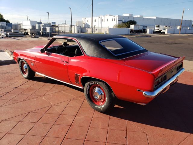 1969 Red Chevrolet Camaro Coupe
