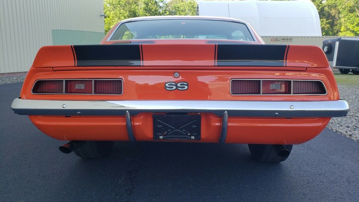 1969 Orange Chevrolet Camaro Coupe