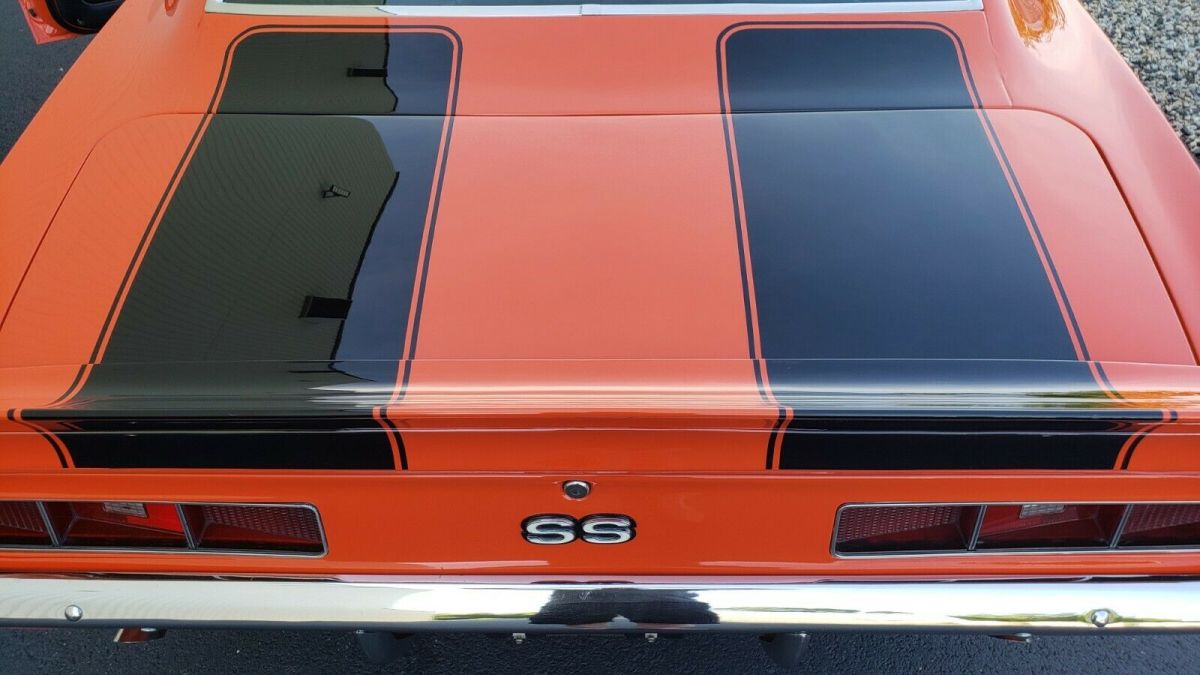 1969 Orange Chevrolet Camaro Coupe