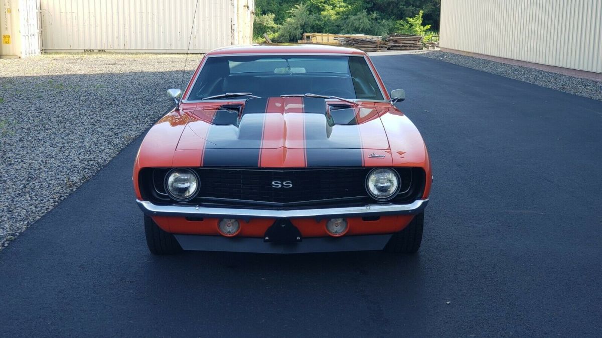1969 Orange Chevrolet Camaro Coupe