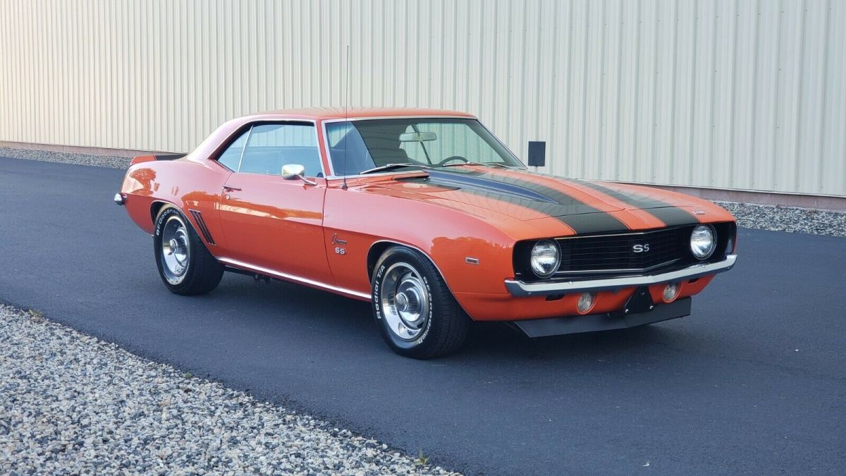 1969 Orange Chevrolet Camaro Coupe