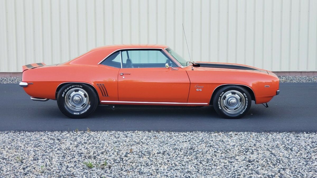 1969 Orange Chevrolet Camaro Coupe
