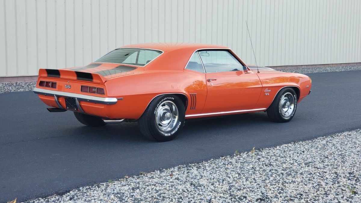 1969 Orange Chevrolet Camaro Coupe