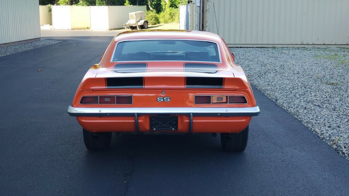 1969 Orange Chevrolet Camaro Coupe