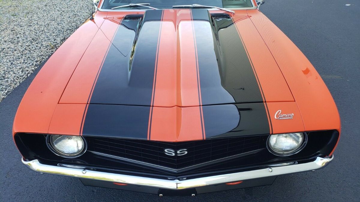 1969 Orange Chevrolet Camaro Coupe