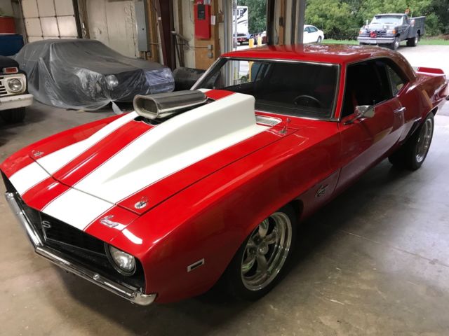 1969 Red Chevrolet Camaro Coupe