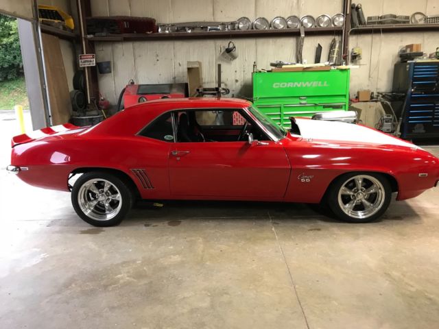 1969 Red Chevrolet Camaro Coupe