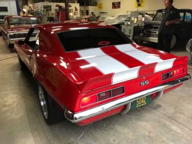 1969 Red Chevrolet Camaro Coupe