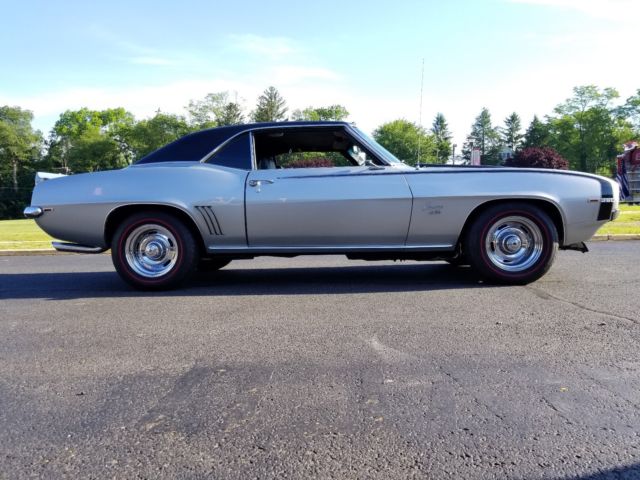 1969 Silver Chevrolet Camaro Coupe
