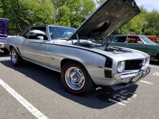 1969 Silver Chevrolet Camaro Coupe