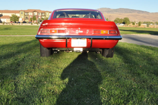 1969 Red Chevrolet Camaro Coupe
