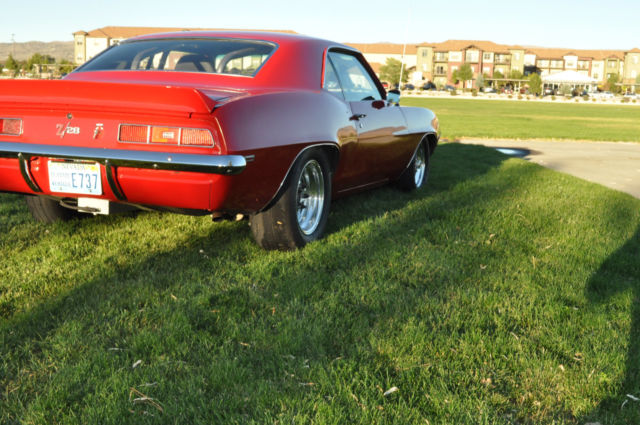 1969 Red Chevrolet Camaro Coupe