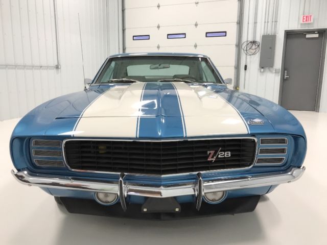 1969 Blue Chevrolet Camaro Coupe