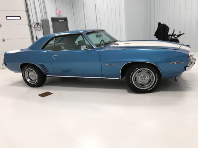 1969 Blue Chevrolet Camaro Coupe