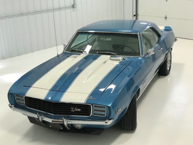 1969 Blue Chevrolet Camaro Coupe