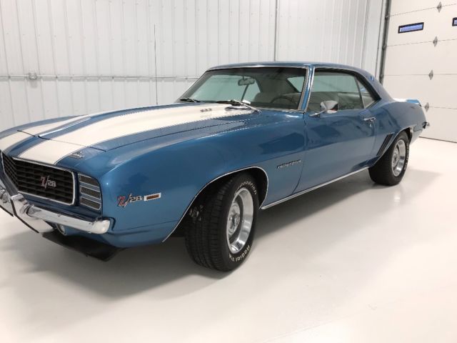 1969 Blue Chevrolet Camaro Coupe