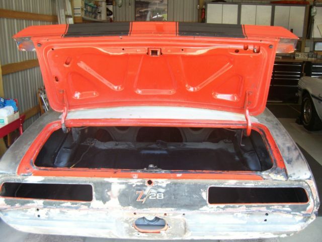 1969 Orange 72-72 Chevrolet Camaro