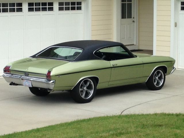 1969 Frost Green Chevrolet Chevelle Coupe