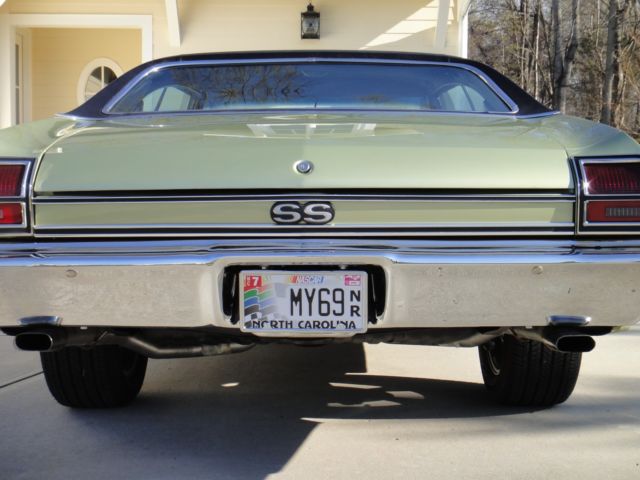 1969 Frost Green Chevrolet Chevelle Coupe