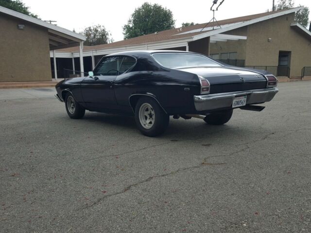 1969 black Chevrolet Chevelle Coupe