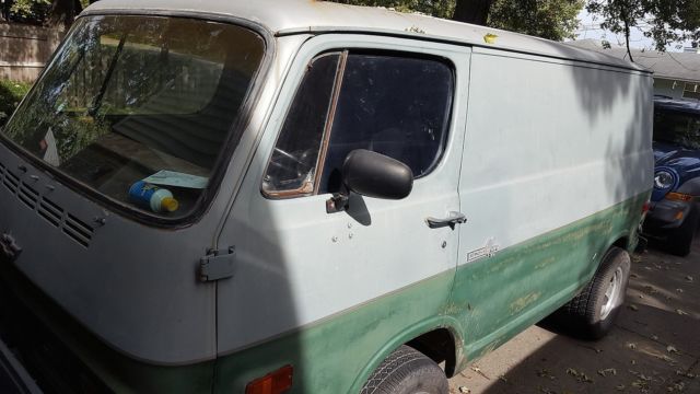 1969 Green Chevrolet G10 Van