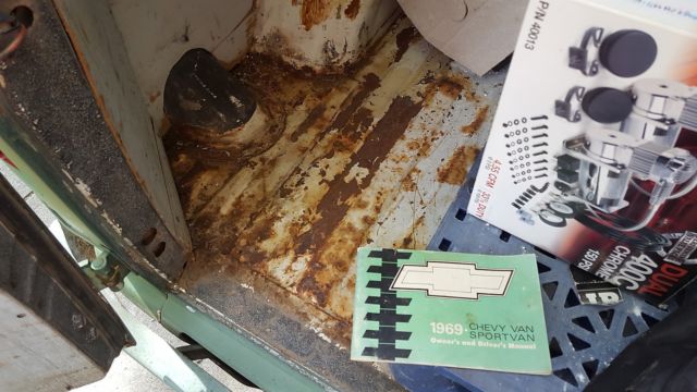 1969 Green Chevrolet G10 Van