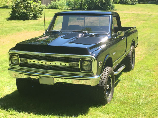 1969 Black Chevrolet C-10 Pickup