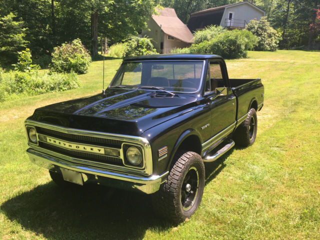 1969 Black Chevrolet C-10 Pickup