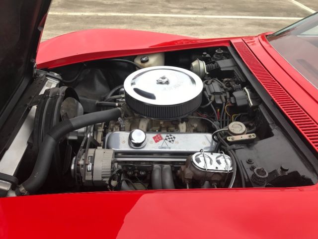 1969 Red Chevrolet Corvette Coupe