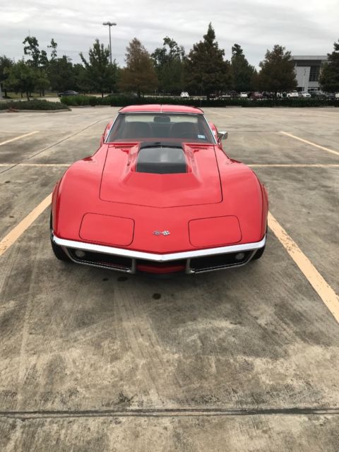 1969 Red Chevrolet Corvette Coupe