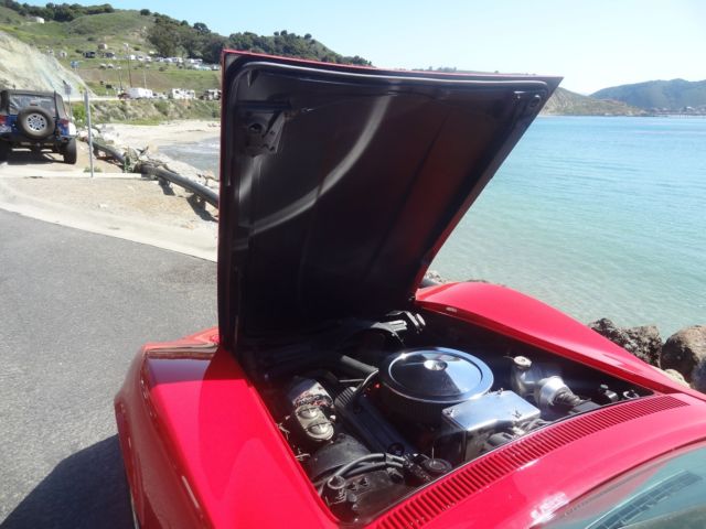 1969 Red Chevrolet Corvette Coupe