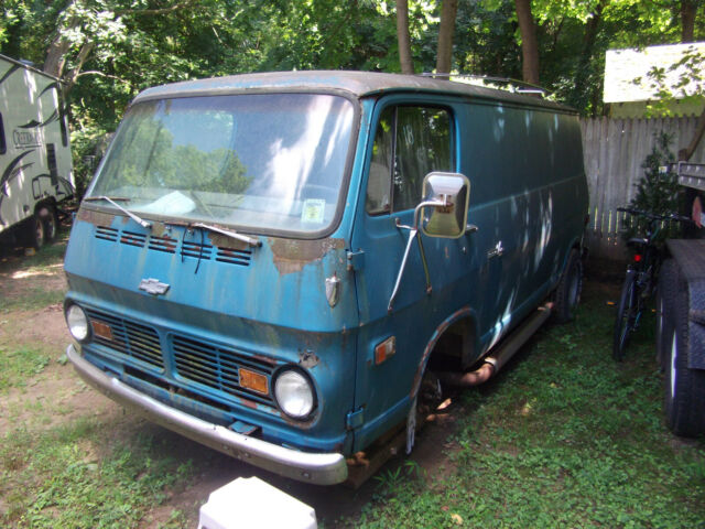 1969 primer Chevrolet Other van