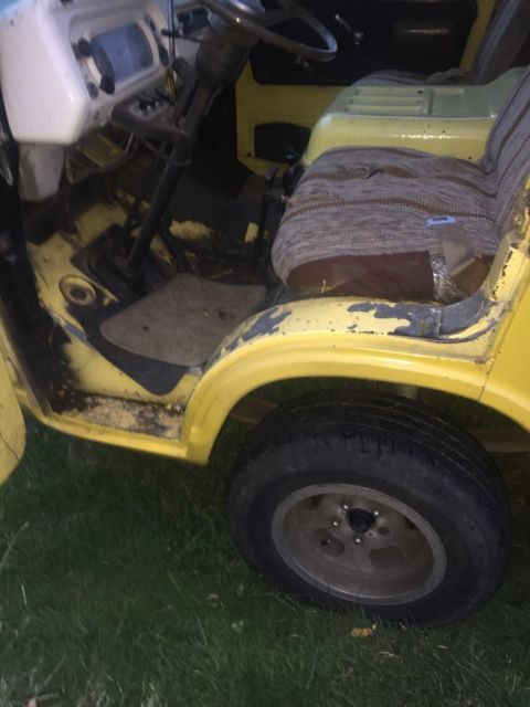 1969 yellow Chevrolet C-10 Van Camper