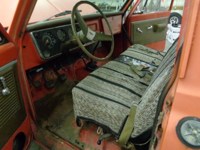 1969 Orange Chevrolet C/K Pickup 1500 Standard Cab Pickup