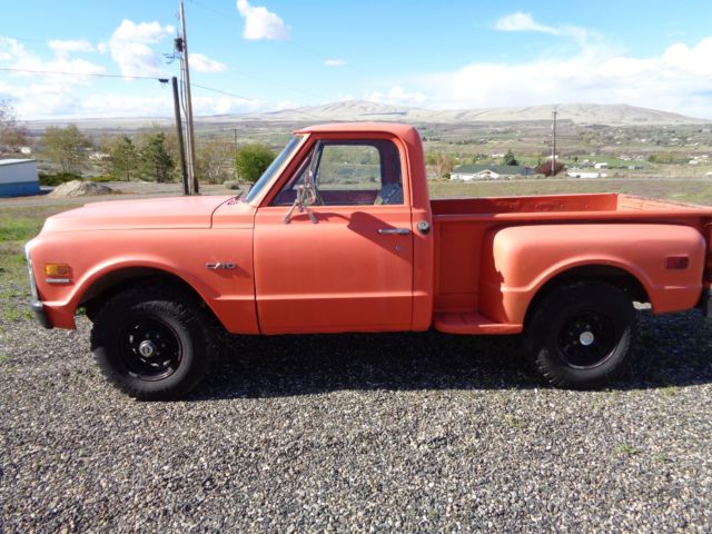 1969 Orange Chevrolet C/K Pickup 1500 Standard Cab Pickup