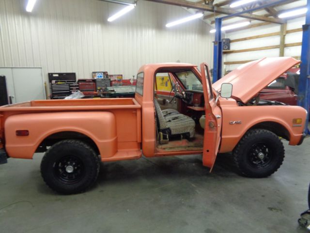 1969 Orange Chevrolet C/K Pickup 1500 Standard Cab Pickup