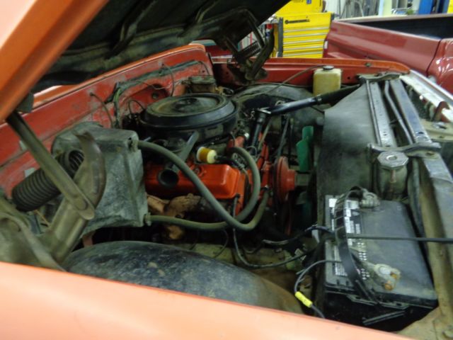 1969 Orange Chevrolet C/K Pickup 1500 Standard Cab Pickup