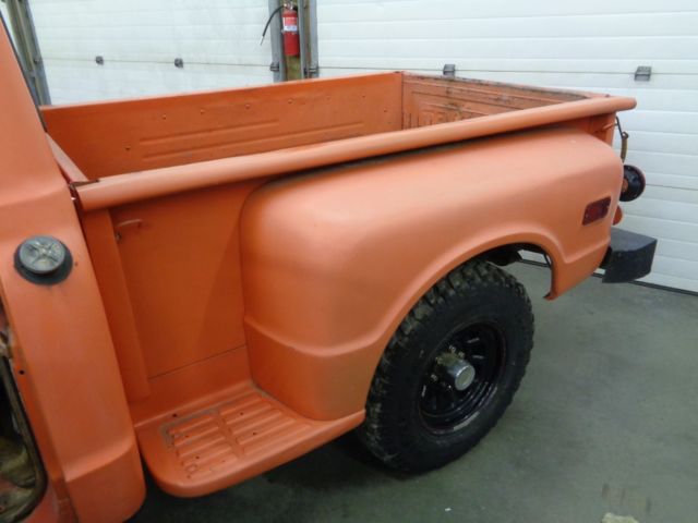 1969 Orange Chevrolet C/K Pickup 1500 Standard Cab Pickup
