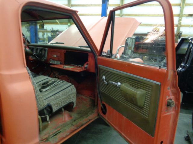 1969 Orange Chevrolet C/K Pickup 1500 Standard Cab Pickup