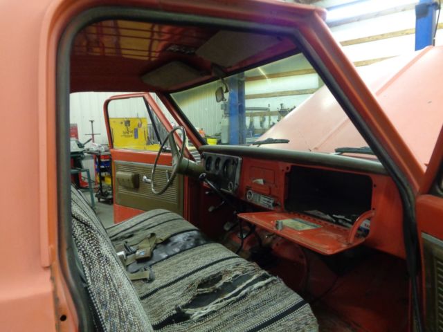 1969 Orange Chevrolet C/K Pickup 1500 Standard Cab Pickup