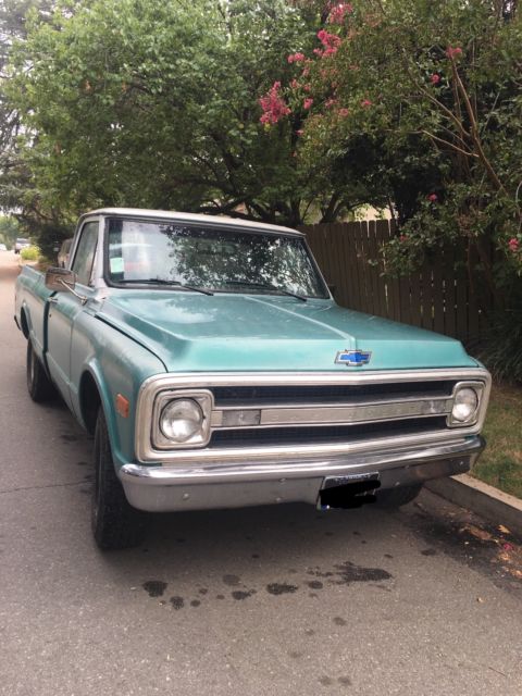1969 Blue Chevrolet C-10 Standard Cab Pickup